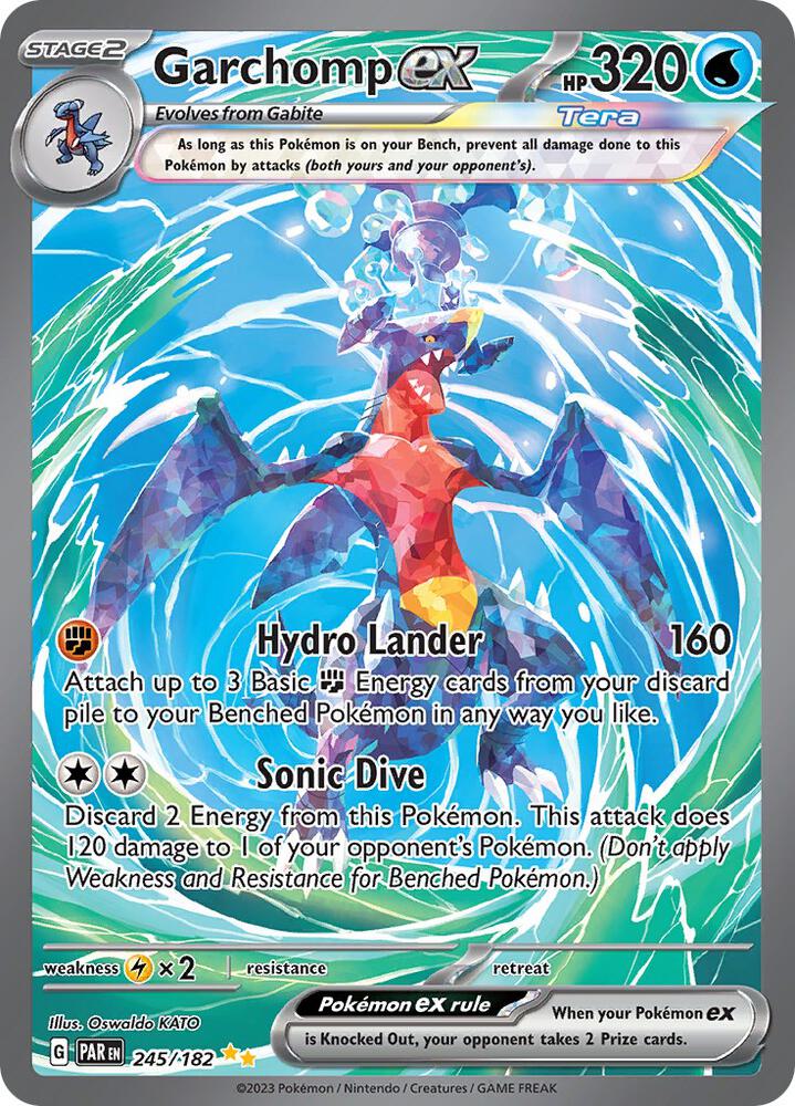 6. Grachomp ex #245 - Paradox Rift Garchomp ex #245 - Paradox Rift