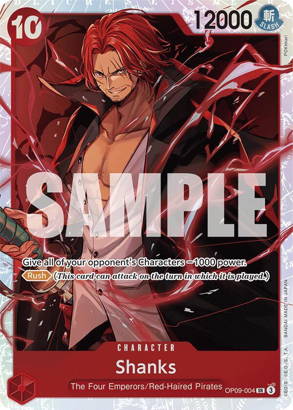 Shanks OP09-004 - Emperors in the New World