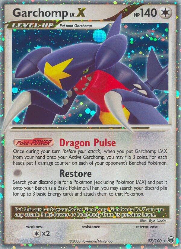 8. Garchomp LV.X Majestic Dawn Garchomp LV.X Majestic Dawn
