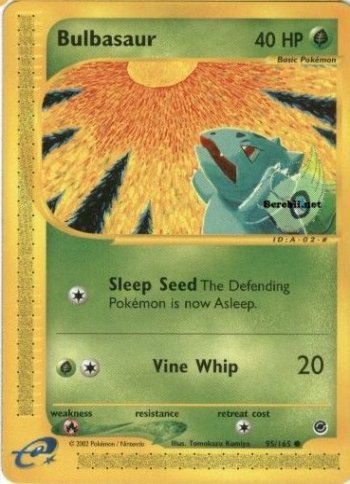 Bulbasaur #95 - Pokémon Expedition Bulbasaur – Expedition Base Set – 95165 – Common