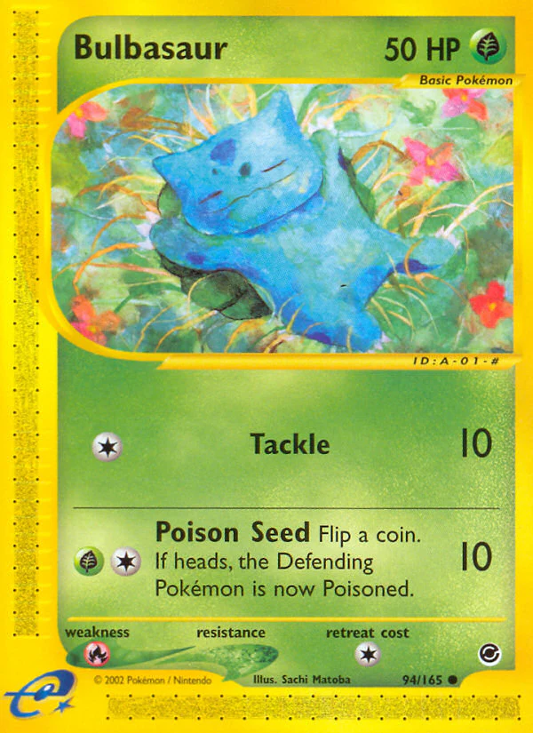 Bulbasaur #94 - Pokémon Expedition Bulbasaur Expedition Base Set