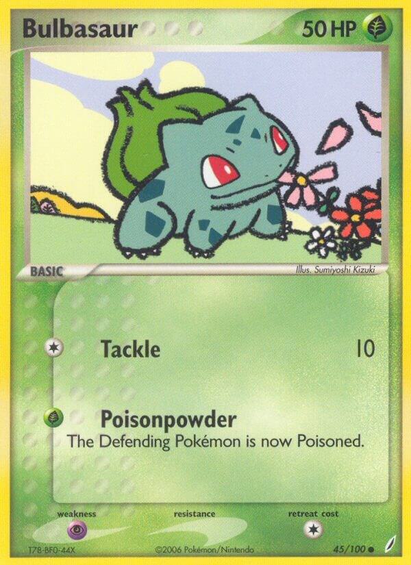 Bulbasaur - 045 - Crystal Guardians (CG) Bulbasaur – EX Crystal Guardians – 45100 – Common