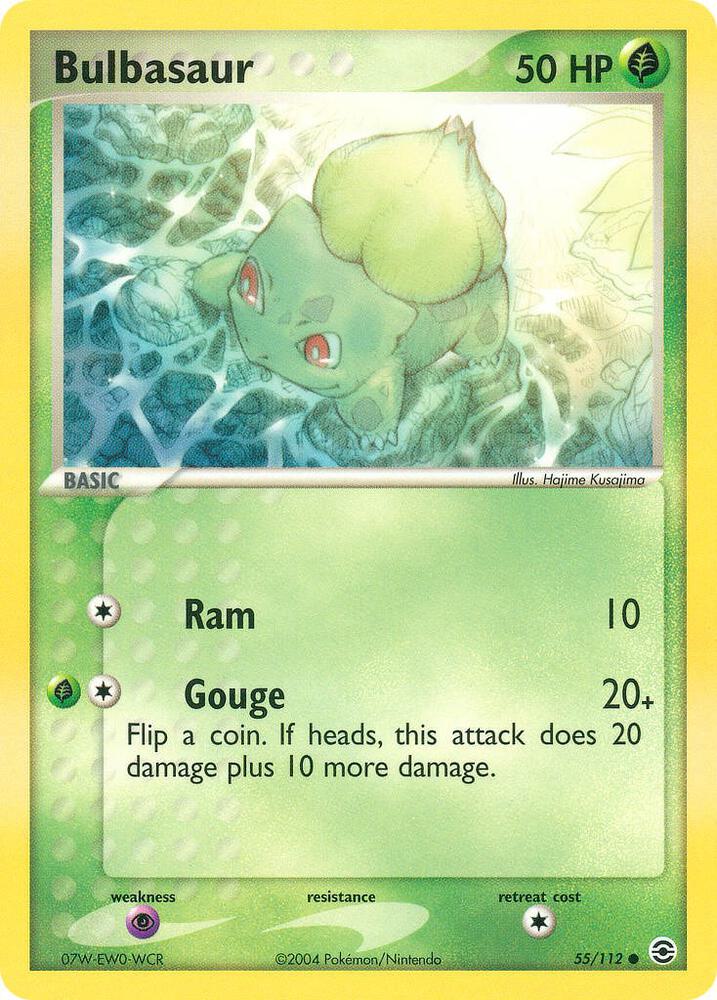 Bulbasaur #55 (Common) - FireRed & LeafGreen Bulbasaur – EX FireRed & LeafGreen – 55112 – Common