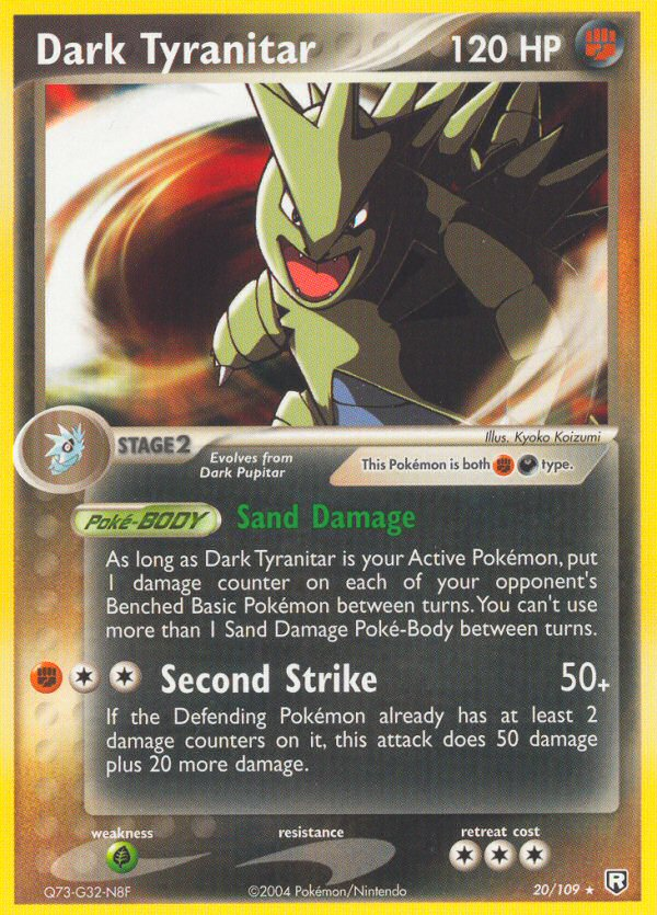 Dark Tyranitar 20 (EX Team Rocket Returns) (Holo Rare)