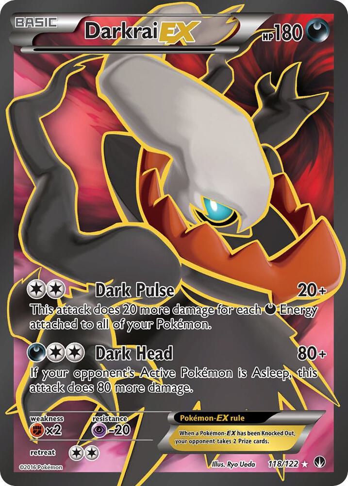Darkrai EX Full Art #118 (Ultra Rare) – BREAKpoint Darkrai EX (Full Art) - XY - BREAKpoint (BKP)