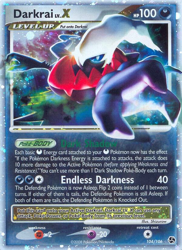 Darkrai LV.X #104 (Ultra Rare) - Great Encounters Darkrai LV.X - Great Encounters (GE)