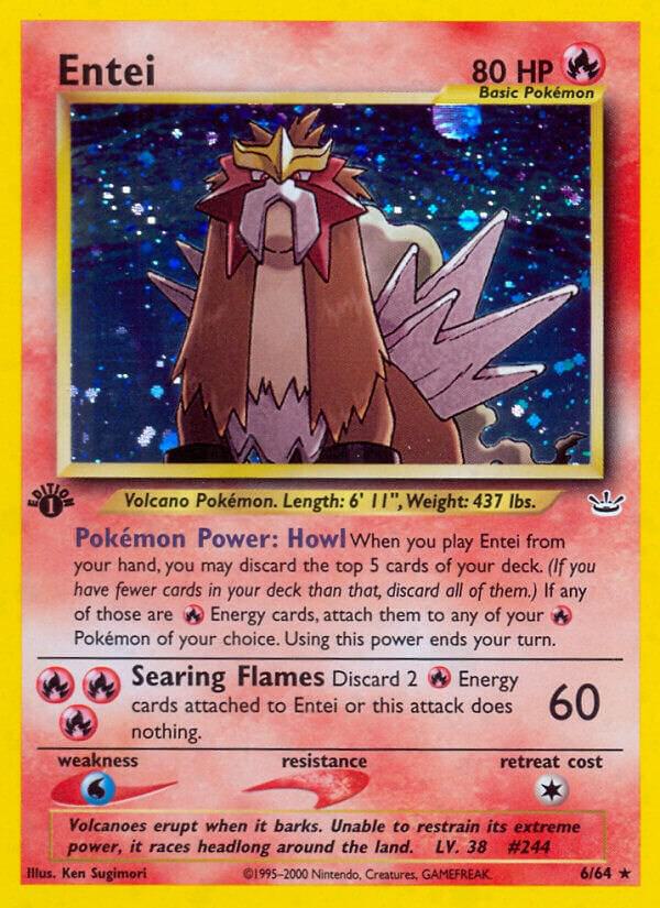 Entei (6) Neo Revelation (Holo Rare)