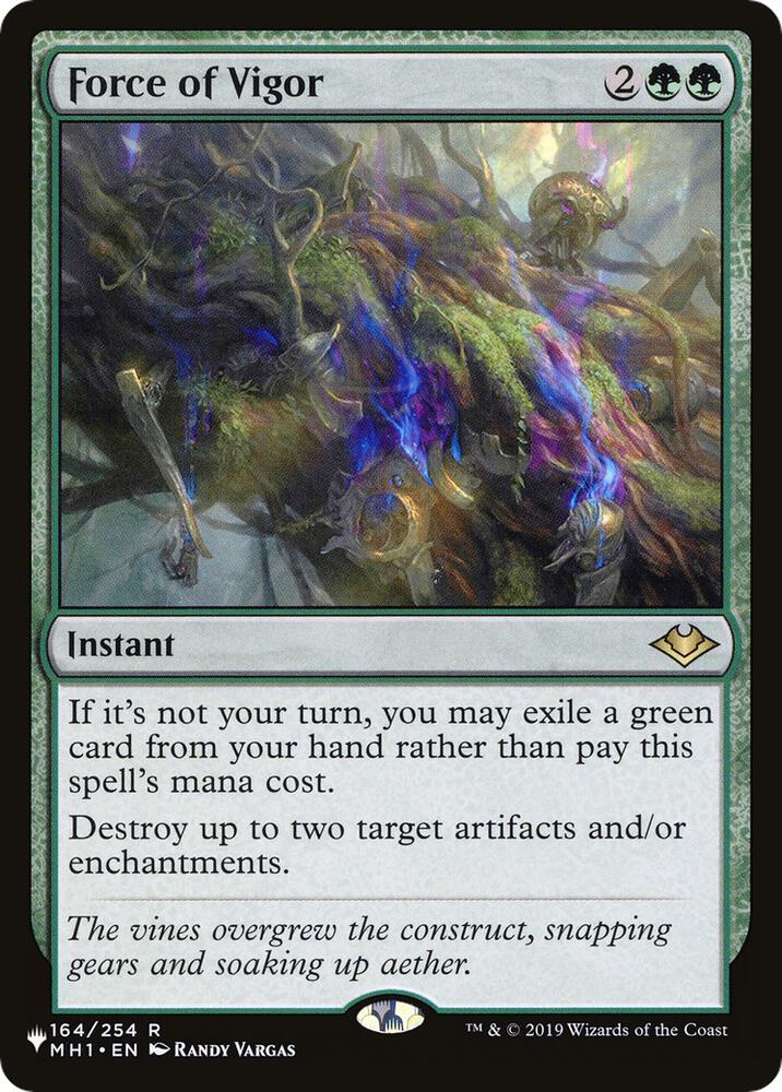 Force of Vigor - The List Reprints (LIST) Force of Vigor - The List Reprints (LIST)