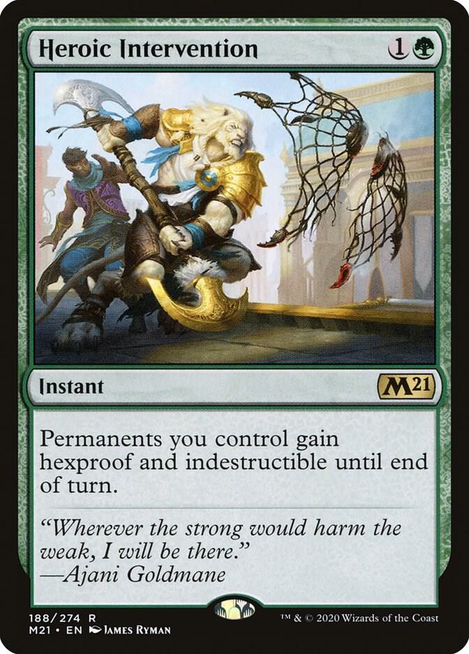 Heroic Intervention - Core Set 2021 (M21) Heroic Intervention - Core Set 2021 (M21)