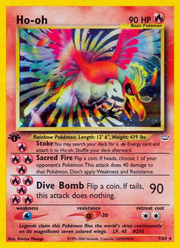 Ho Oh (7) Neo Revelation (Holo Rare)