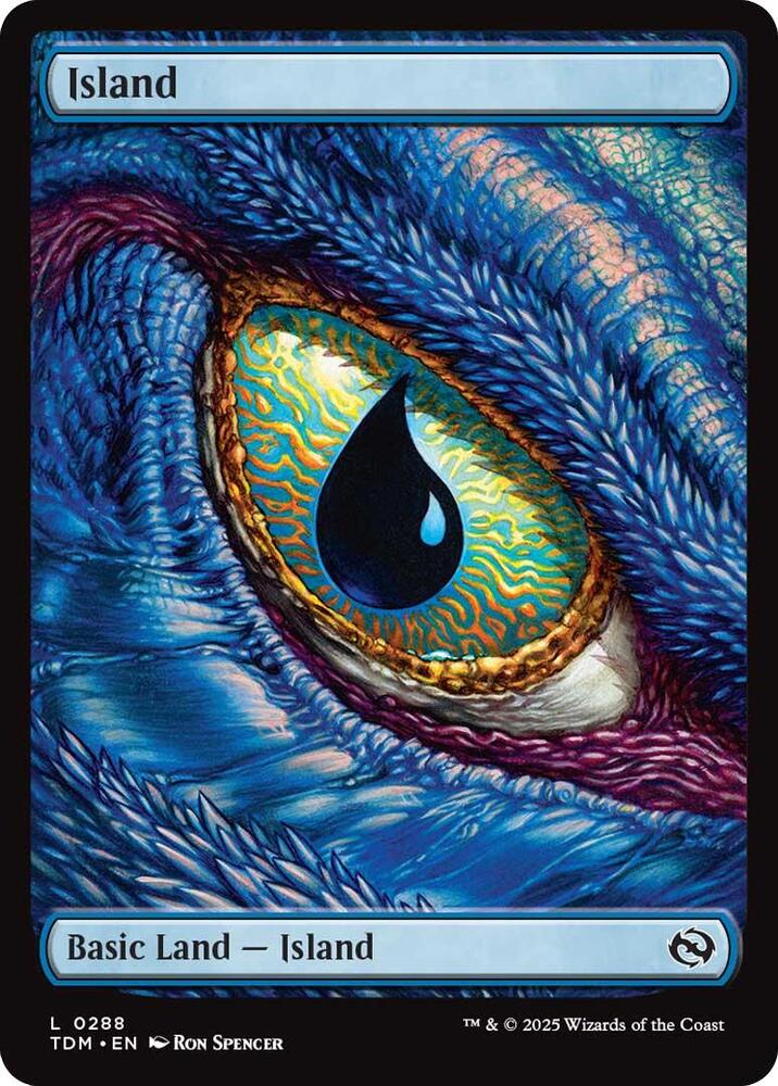 Island (0288) Tarkir Dragonstorm (TDM)