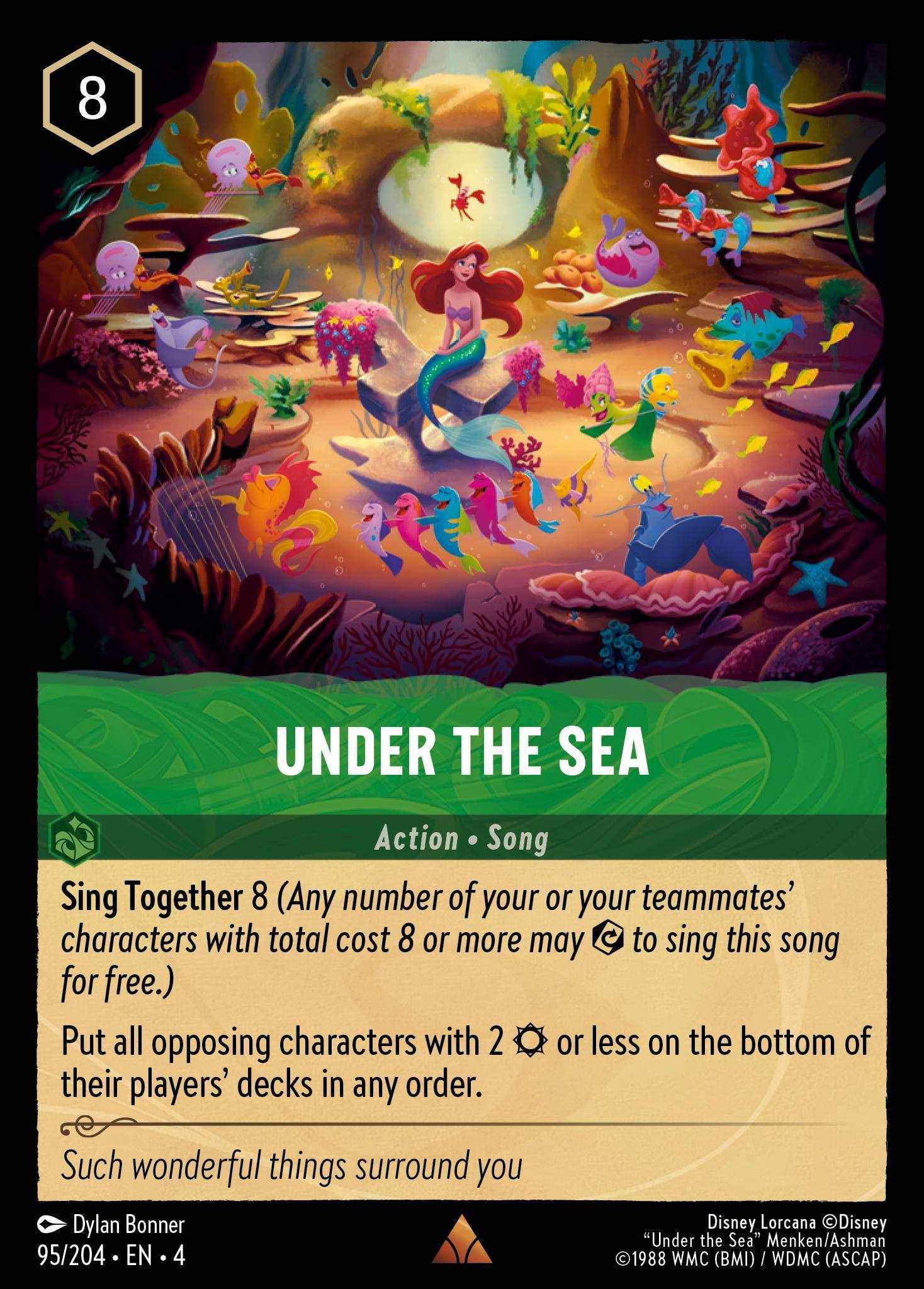 Lorcana Ursula's Return Sing Together Card Lorcana Ursula's Return Sing Together Card