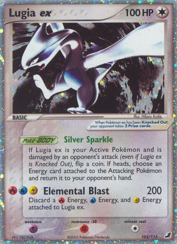 Lugia ex (105) Unseen Forces (Ultra Rare)