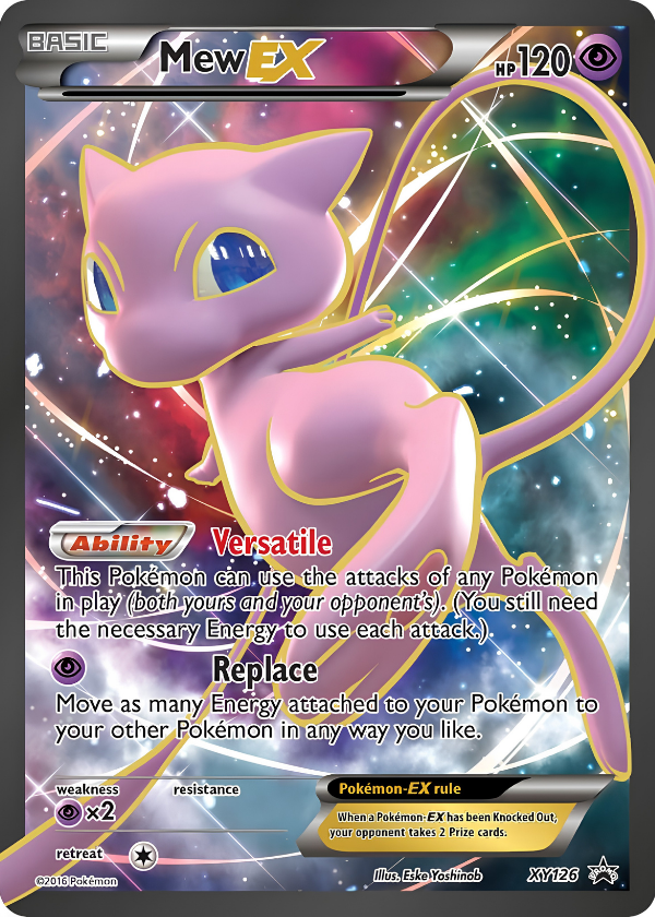 Mew EX XY Black Star Promos XY126