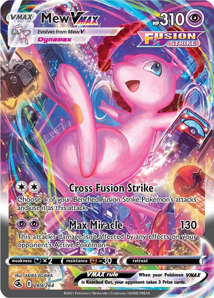 Mew VMAX Alternate Art (#269) Sword & Shield Fusion Strike