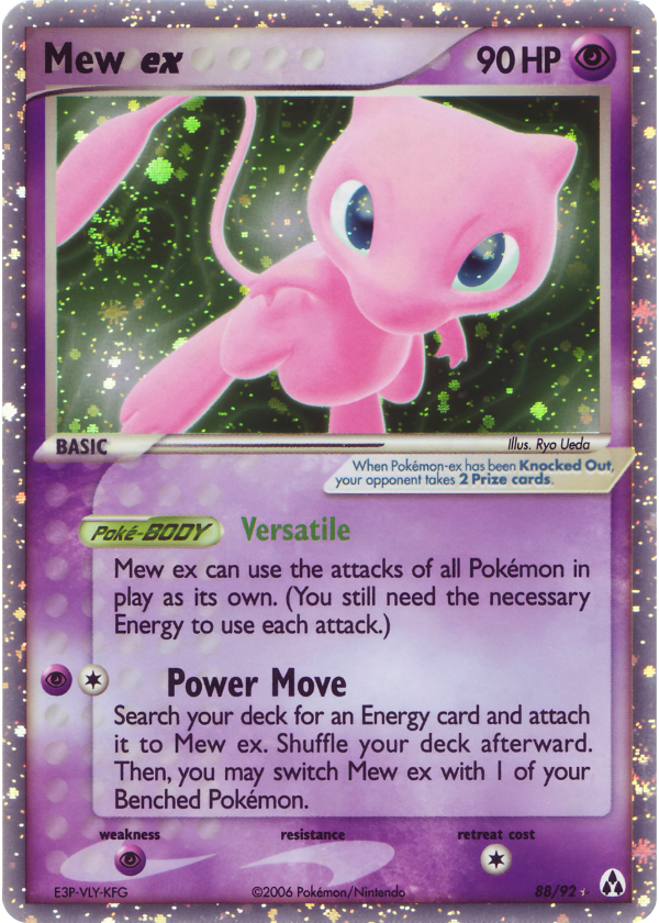 Mew ex EX Legend Maker 8892