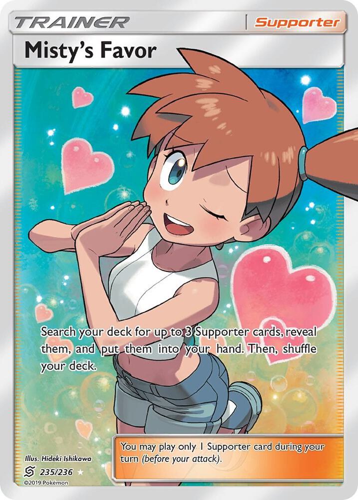 Misty's Favor (Full Art) 235 Unified Minds (Ultra Rare)