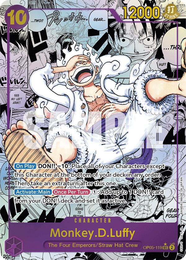 Monkey.D.Luffy (119) (Alternate Art) (Manga) - Awakening of the New Era Monkey.D.Luffy (119) (Alternate Art) (Manga) - Awakening of the New Era (OP05)
