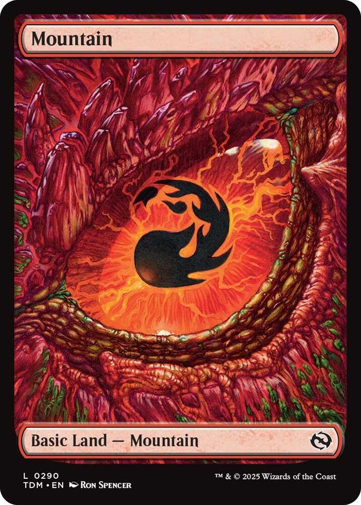 Mountain (0290) Tarkir Dragonstorm (TDM)