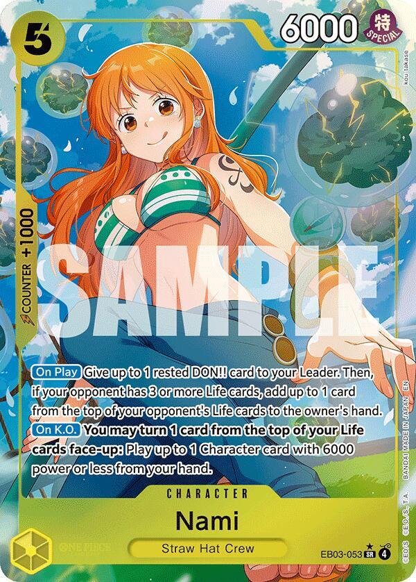 Nami (053) (Alternate Art) Extra Booster One Piece Heroines Edition (EB 03)