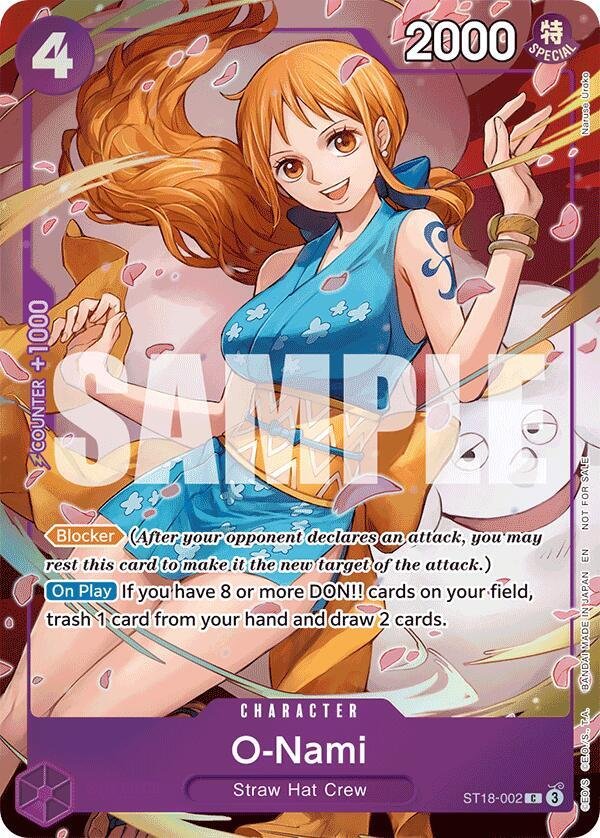 O Nami ST18 002 (Dash Pack) Extra Booster One Piece Heroines Edition (EB 03)