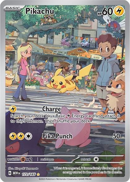 Pikachu (173) Scarlet & Violet 151 (Illustration Rare) Pikachu (173) Scarlet & Violet 151 (Illustration Rare)