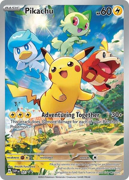 Pikachu (27) Scarlet & Violet Promo Cards Pikachu (27) Scarlet & Violet Promo Cards