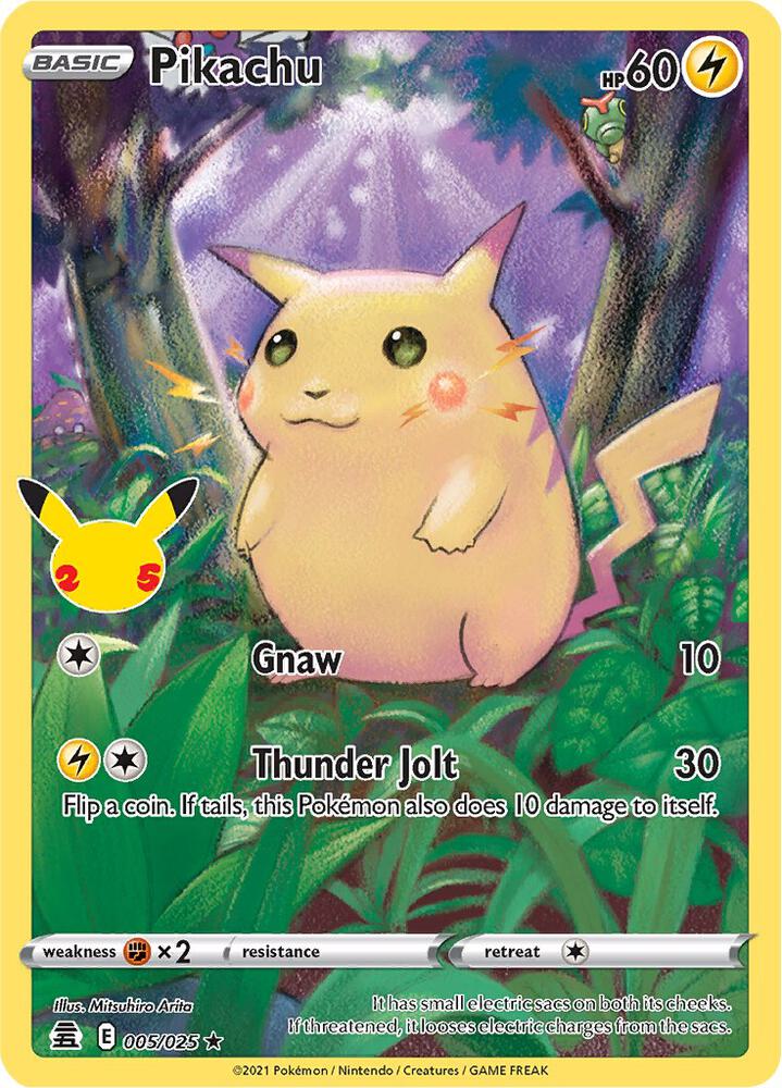 Pikachu (5) Celebrations (Holo Rare) Pikachu (5) Celebrations (Holo Rare)