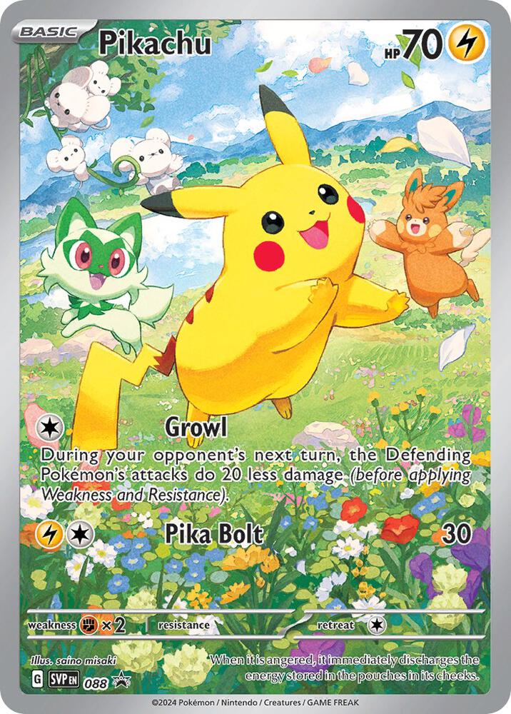 Pikachu (88) Scarlet & Violet Promo Cards Pikachu (88) Scarlet & Violet Promo Cards