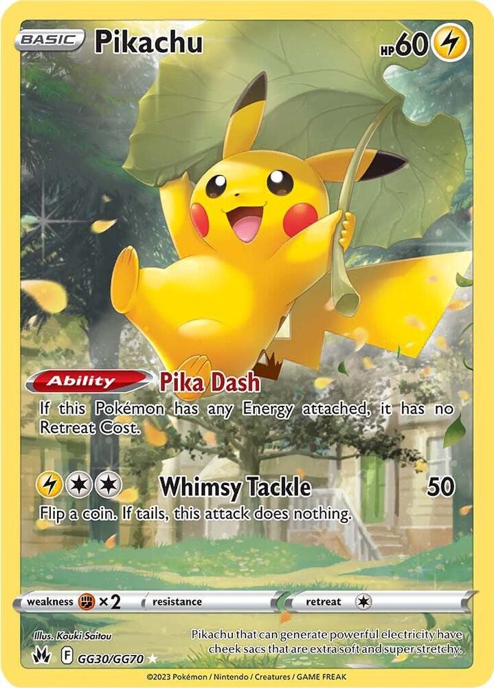 Pikachu (GG30) Crown Zenith Galarian Gallery Pikachu (GG30) Crown Zenith Galarian Gallery