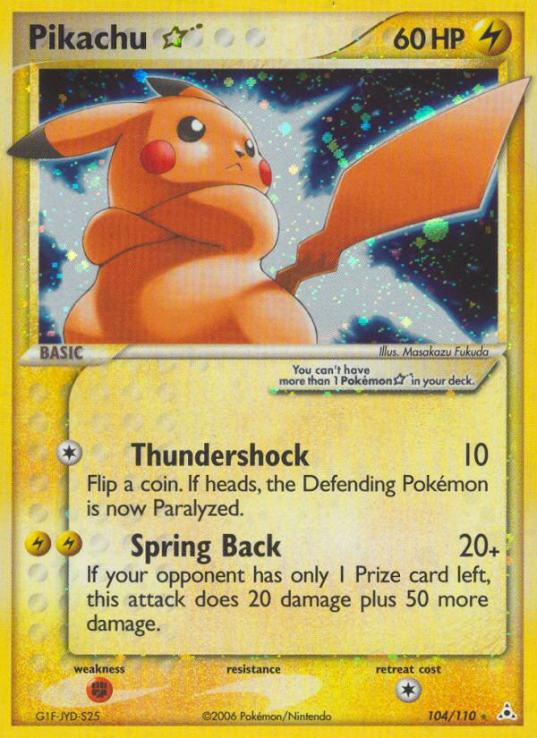 Pikachu Star - Holon Phantoms (HP)
