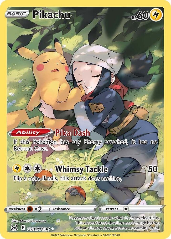 Pikachu (TG05) Lost Origin Trainer Gallery (Ultra Rare) Pikachu (TG05) Lost Origin Trainer Gallery (Ultra Rare)