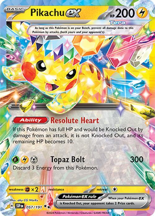 Pikachu ex 057 (Double Rare) Pikachu ex 057 (Double Rare)