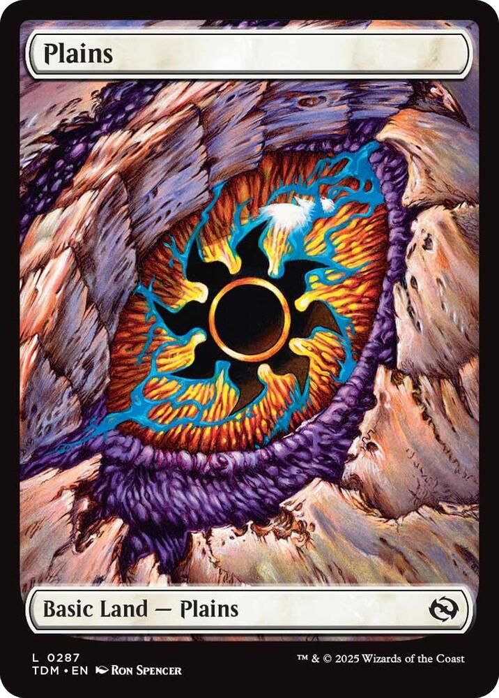 Plains (0287) Tarkir Dragonstorm (TDM)