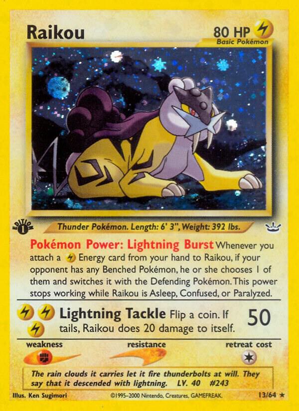 Raikou (13) Neo Revelation (Holo Rare)