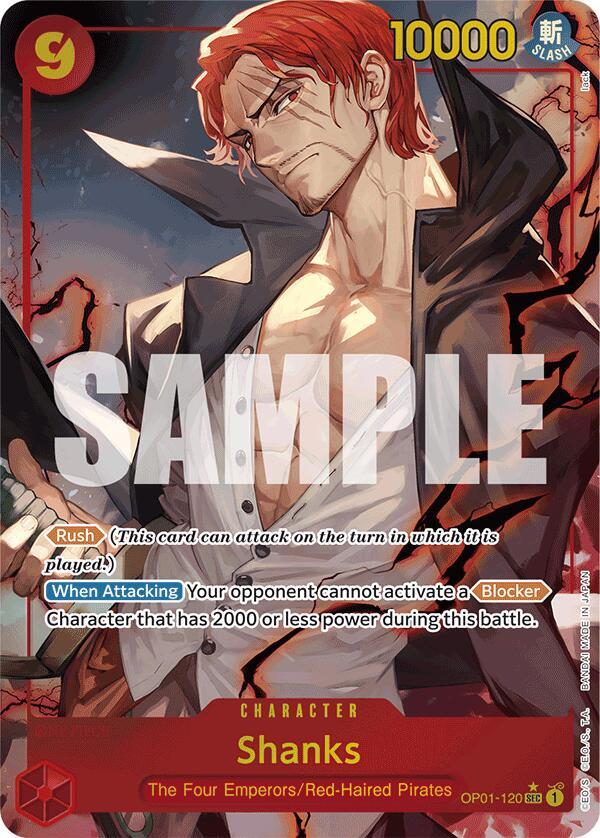 Shanks (Alternate Art) OP01-120