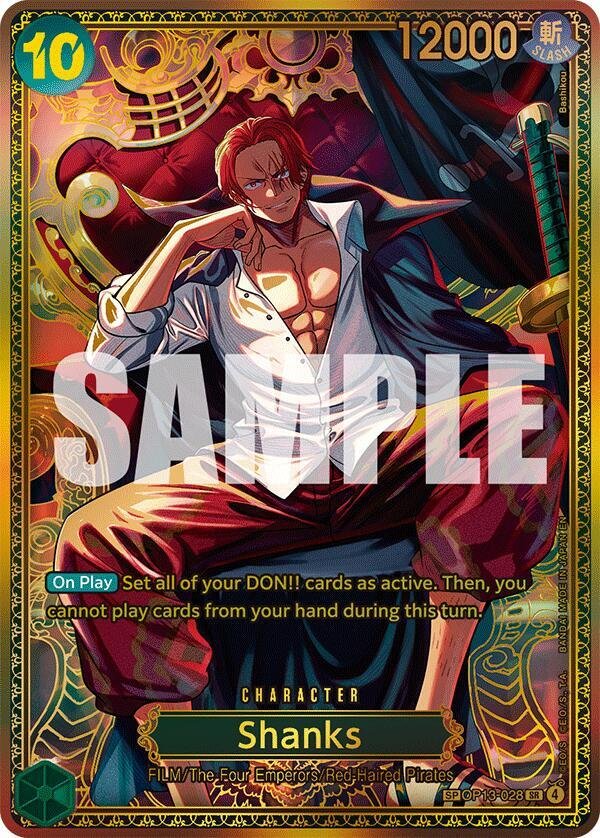 Shanks SP OP13 028 The Worlds Strongest Warriors