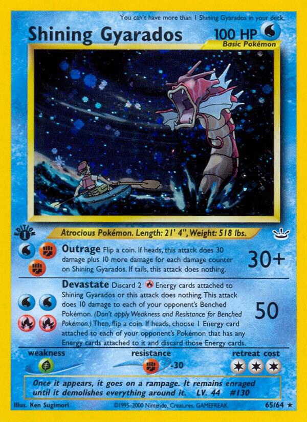 Shining Gyarados (65) Neo Revelation (Secret Rare)