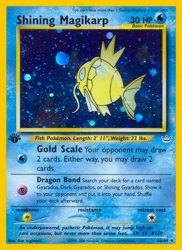 Shining Magikarp (66) Neo Revelation (Secret Rare)