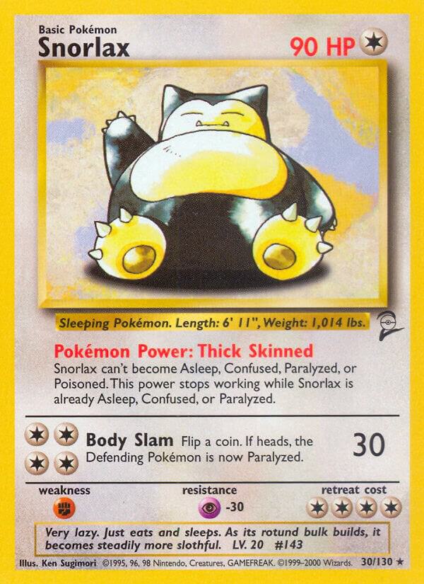 Snorlax Base Set 2 (BS2)