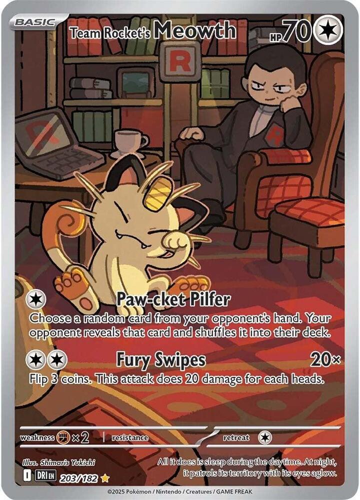 Team Rocket's Meowth 203