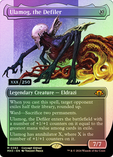 Ulamog, the Defiler (Borderless)
