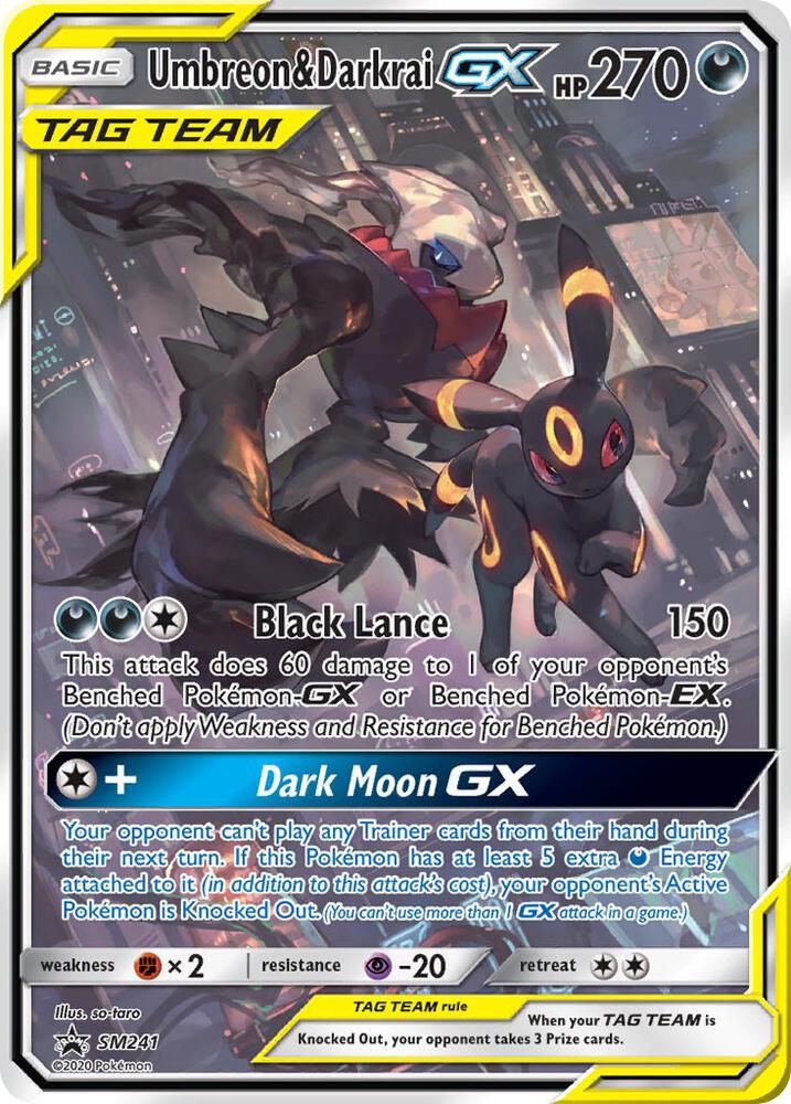 Umbreon and Darkrai GX SM241 (Promo) - Sun & Moon Promos Umbreon & Darkrai GX - SM241 - SM Promos (SMP)