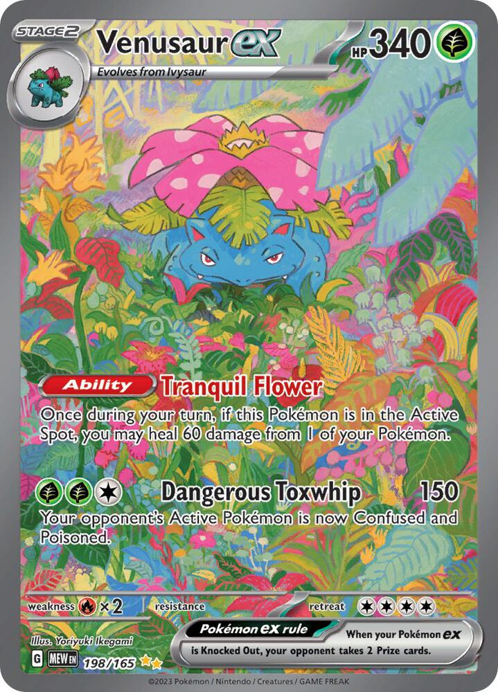 Venusaur ex (198) Scarlet & Violet 151 (Special Illustration Rare)
