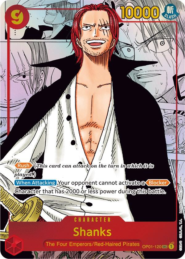 Shanks (Manga Alternate Art) OP01-120 - Romance Dawn