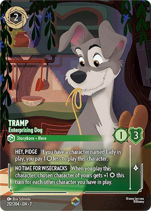 7. Tramp - Enterprising Dog Tramp - Enterprising Dog
