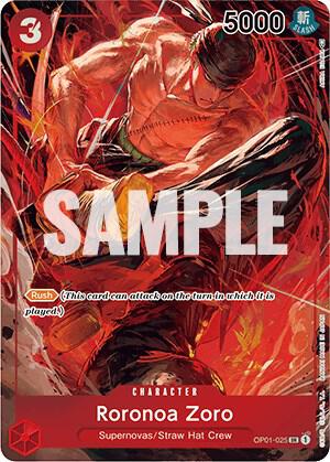 3. Roronoa Zoro (Super Rare) Roronoa Zoro (Super Rare)