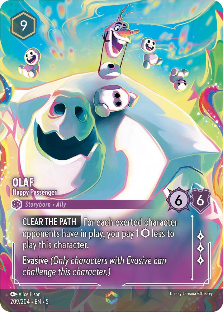 Olaf Happy Passenger (Enchanted) Shimmering Skies (5)