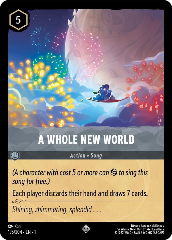 A Whole New World The First Chapter