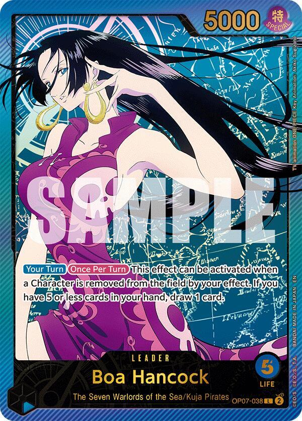 Boa Hancock OP07 038 (SPR) Extra Booster Anime 25th Collection (Leader)